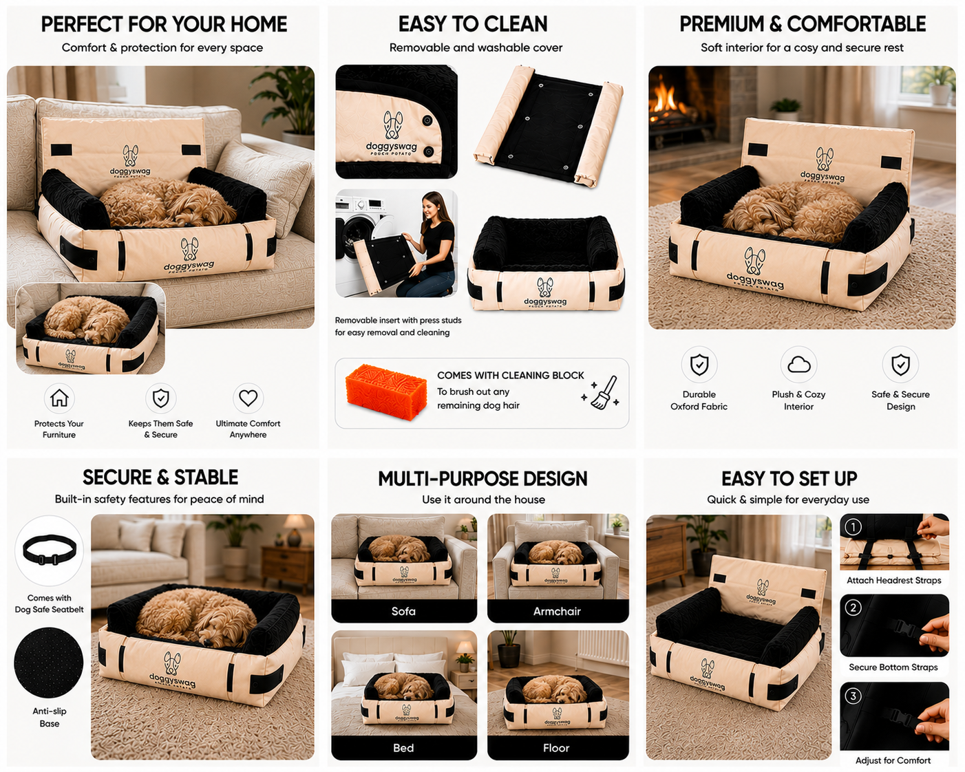 Pooch Potato dog bed